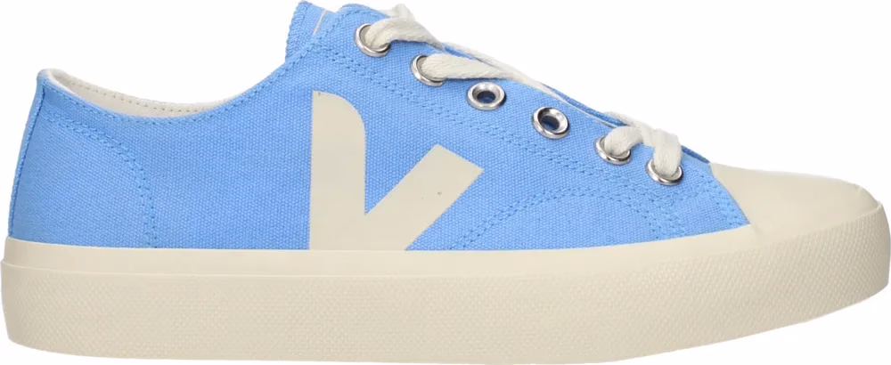 Veja Light Blue Fabric Low Top Sneakers