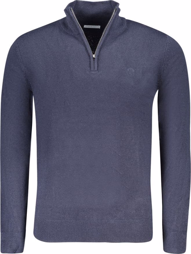 North Sails Blue Acrylic Men Sweater