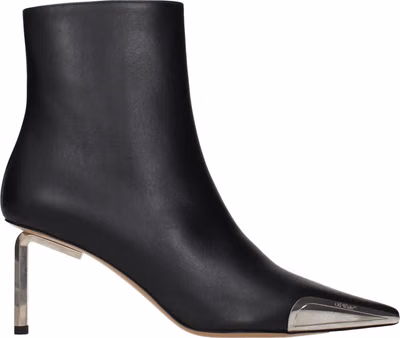 Black Leather Ankle Boots