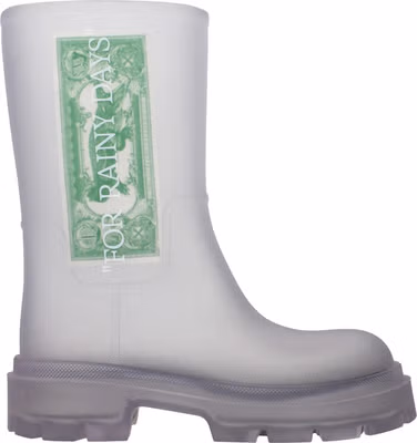 Transparent Pvc Ankle Boots