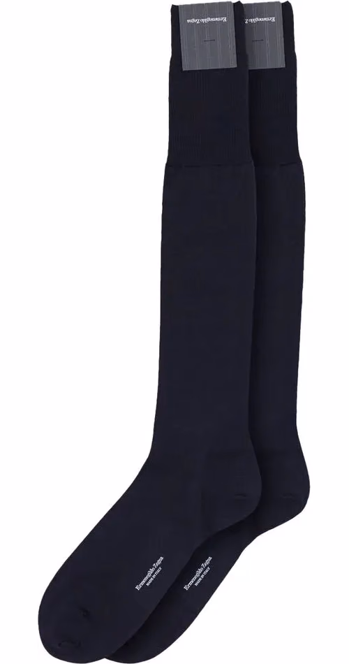 ZEGNA Blue Wool Socks