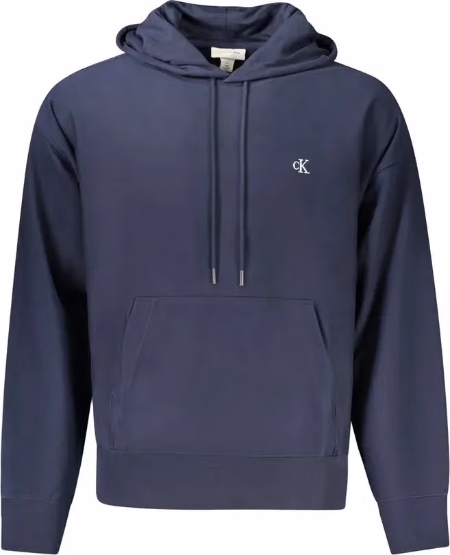 Calvin Klein Blue Cotton Men's Hoodie