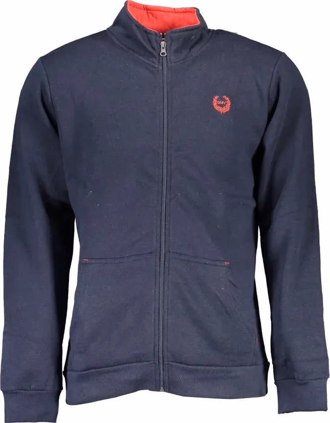 Gianmarco Venturi Blue Polyester Men Sweatshirt