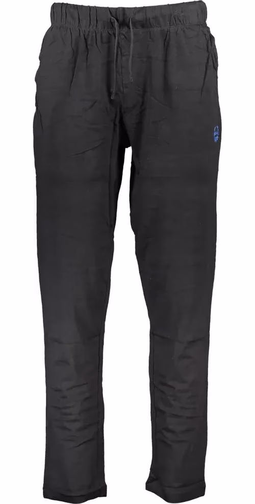 Gianmarco Venturi Black Cotton Men's Trouser