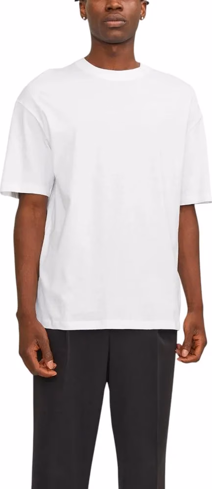Jack Jones White Cotton T-Shirt