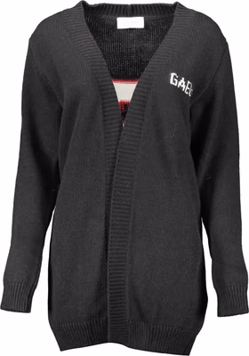 Black Acrylic Women Cardigan