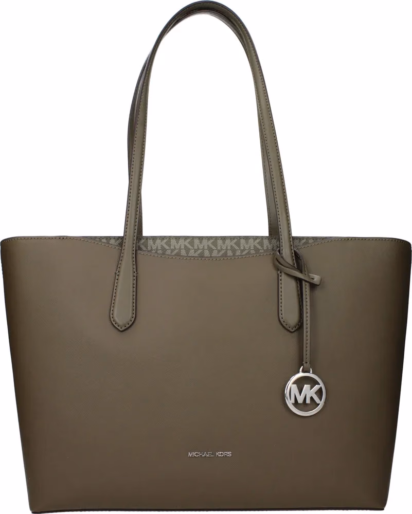 Michael Kors Green Fabric Shoulder Bag