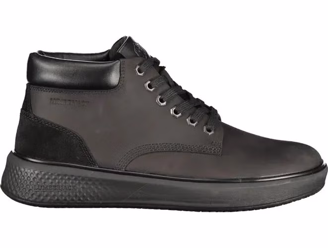 Lumberjack Black Leather Men Sneaker