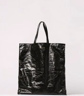 Bicolor Nylon Handbag
