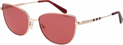 Rose Gold Metal Sunglasses