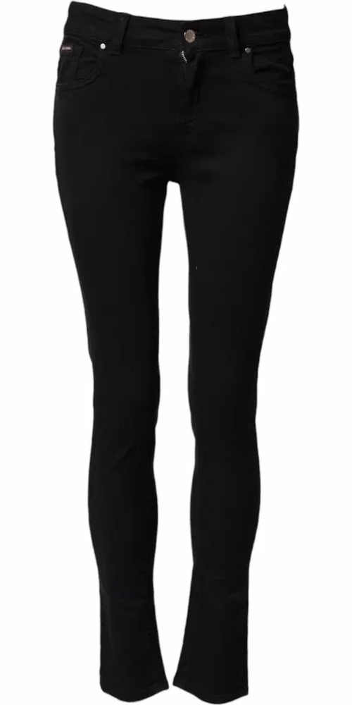 Dolce & Gabbana Black Cotton Skinny Mid Waist Denim Jeans