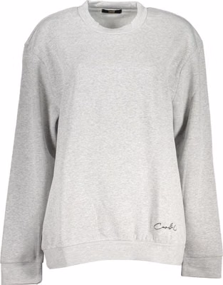 Grigio Polyester Women Sweatshirt