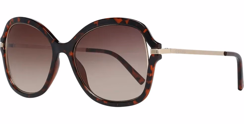 Guess Brown Metal & Plastic Sunglasses