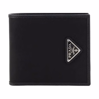 Black Recycled Polyamide Wallet
