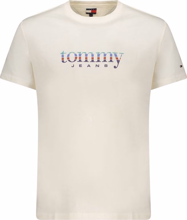 Tommy Hilfiger Bianco Cotton Men's T-Shirt