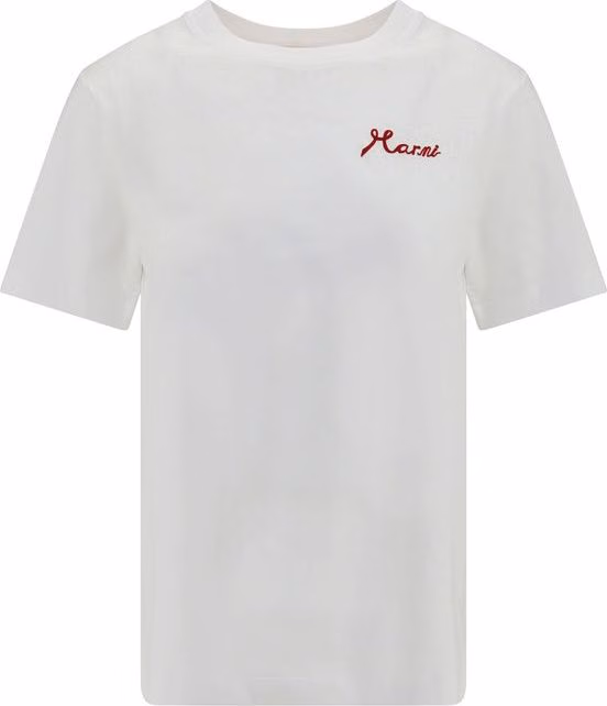 Marni White Cotton T-Shirt