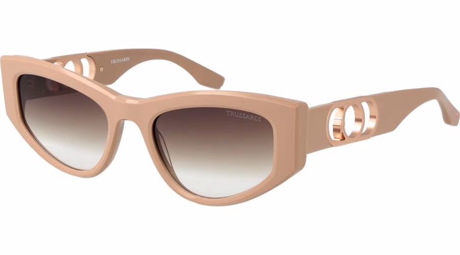 Trussardi Beige Acetate Sunglasses