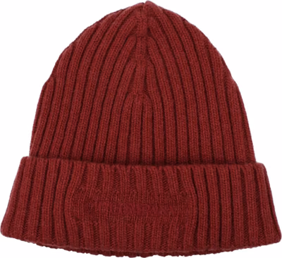 Red Wool Beanie