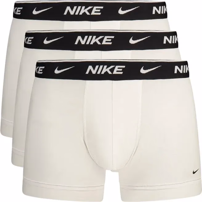 Nike White Cotton Men's Boxer Short