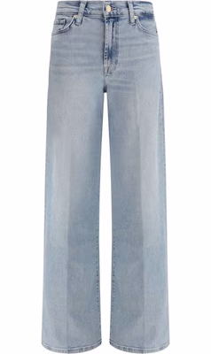 Blue Cotton Relaxed Fit Jeans